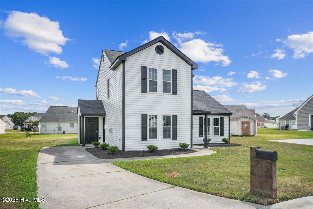 $3,000 toward buyer's closing costs with an acceptable offer! Welcome to 1205 Bermuda Road, a beautifully updated 5-bedroom, 2.5-bath home offering approximately 1,910 square feet of comfortable living space with no HOA. The bright, open interior features luxury vinyl flooring, recessed lighting and a spacious family room with a cozy fireplace. The kitchen is designed for both everyday living and entertaining with white cabinetry, stainless steel appliances, generous counter space and a large center island. Upstairs, you'll find all four bedrooms, including a spacious primary suite with a private bath. Enjoy outdoor living on the rear deck overlooking the backyard--perfect for relaxing, grilling or gathering with family and friends. Conveniently located near shopping, dining and major roadways, this move-in-ready Rocky Mount home offers the space, style and value you've been looking for!