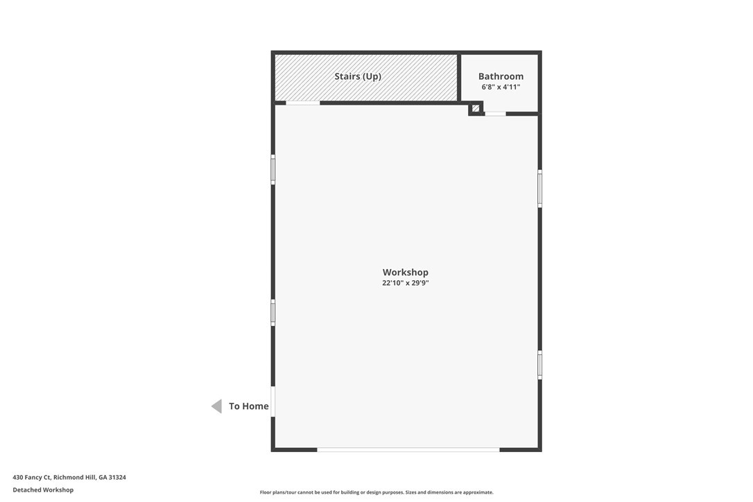 Detached Garage/Workshop Area