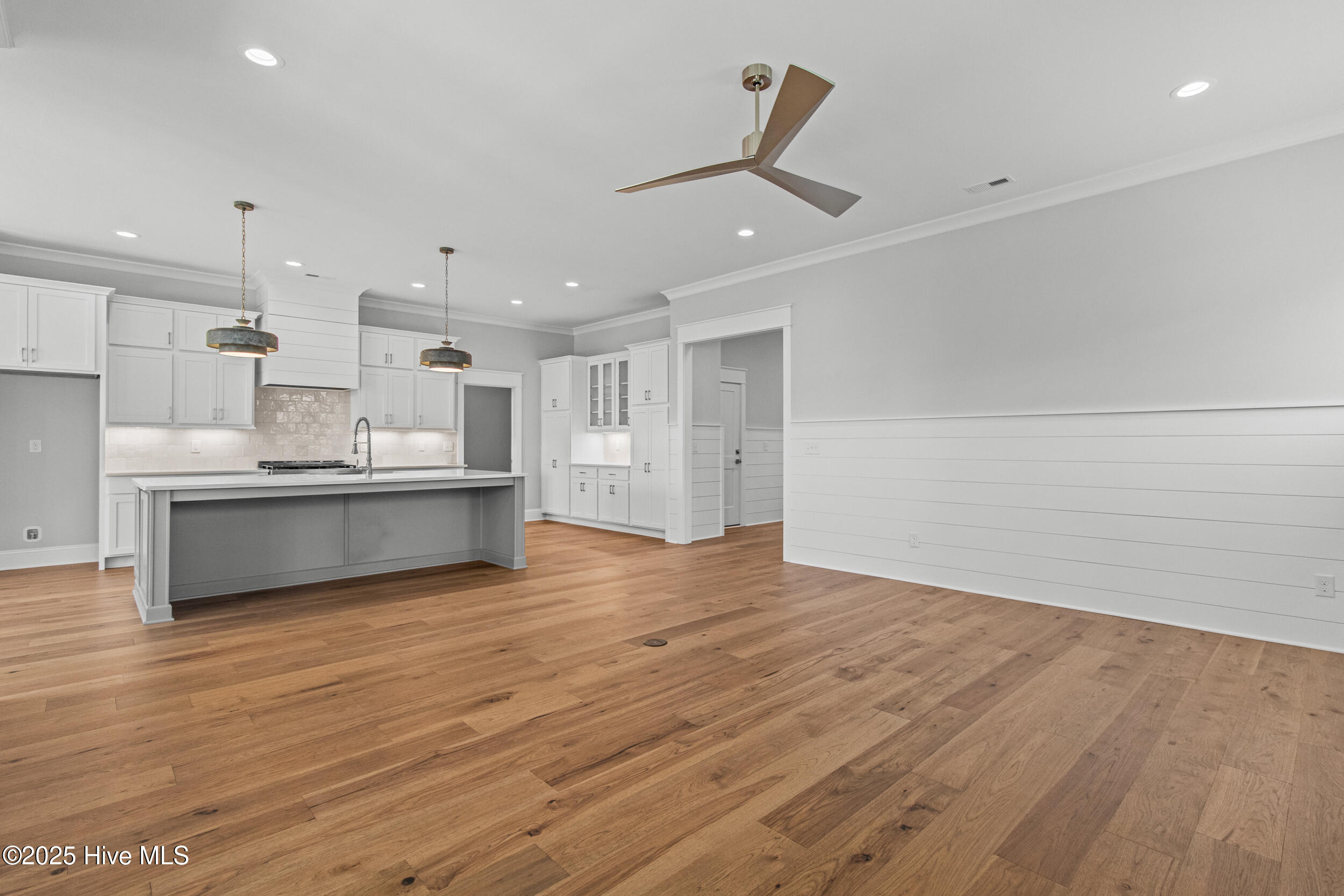 Kitchen open to living space