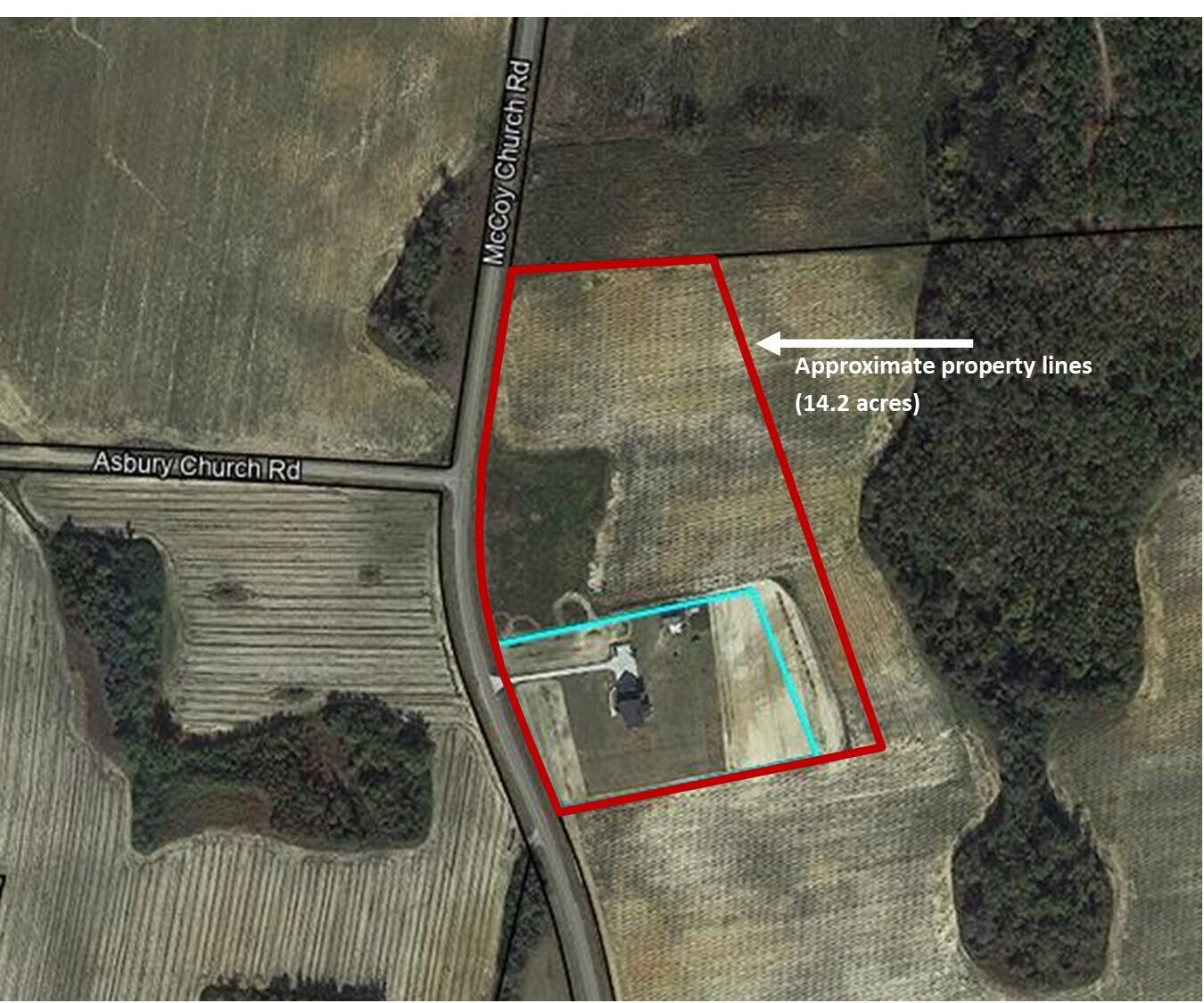 14 acres aerial