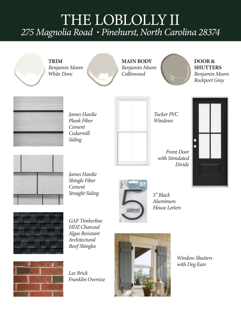 Exterior Selections Board