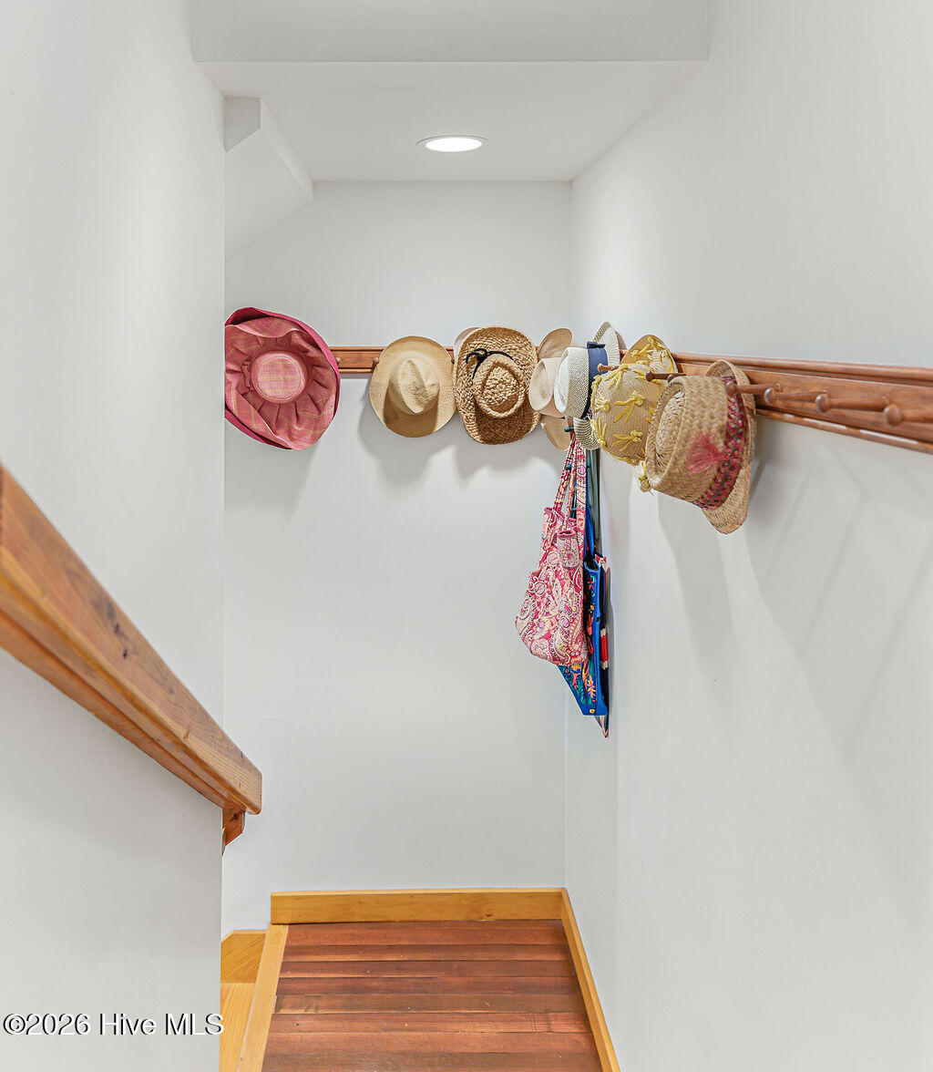 Stairway off kitchen leads to 707 SF climate controlled basement.