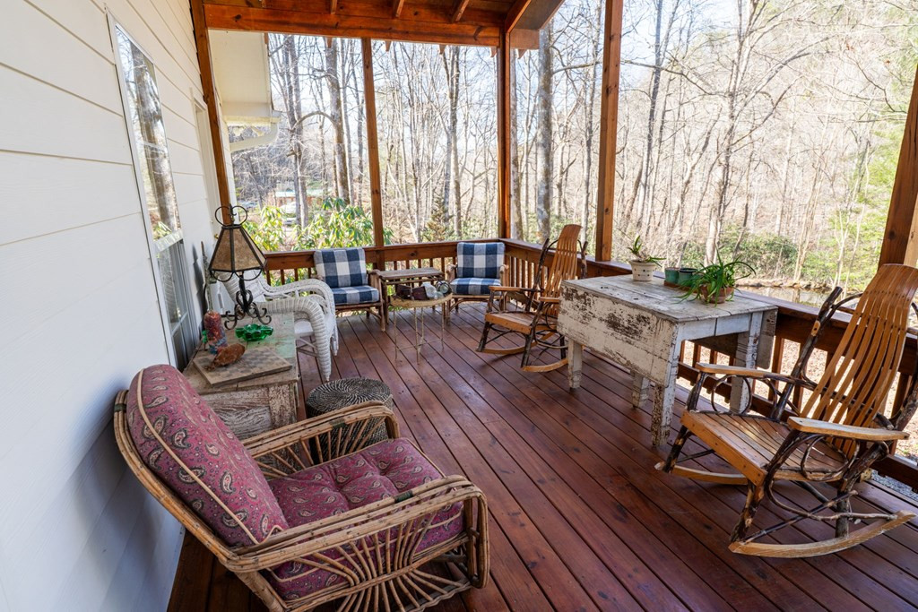 Screened In Porch off Primary Bedroom and Office