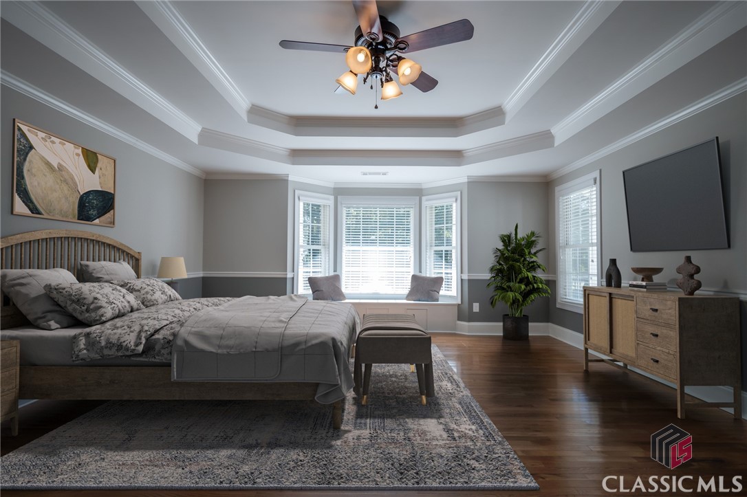 Master Bedroom staged