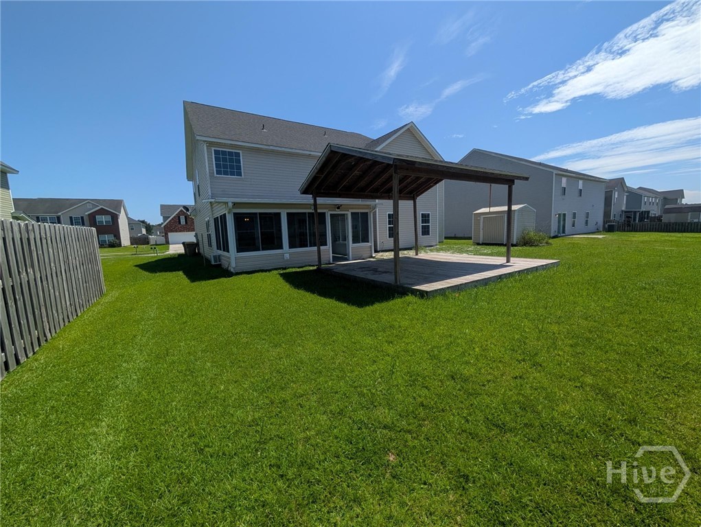 Backyard with Gazebo
