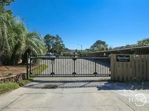 The community has a gated entrance