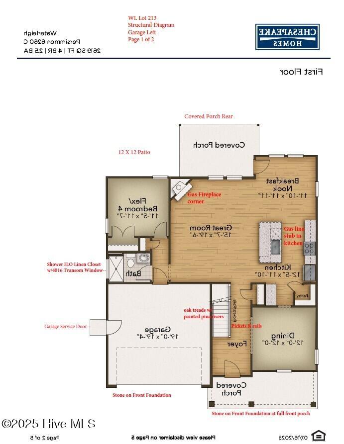Lot 213 1st floor layout