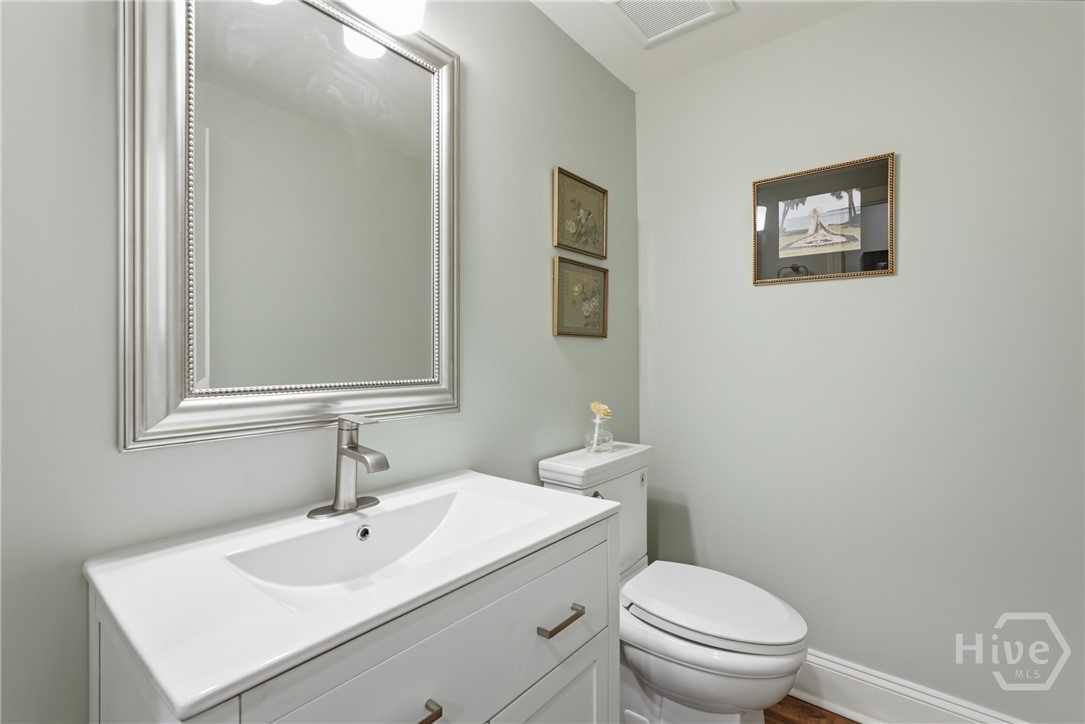 Half Bath on first floor