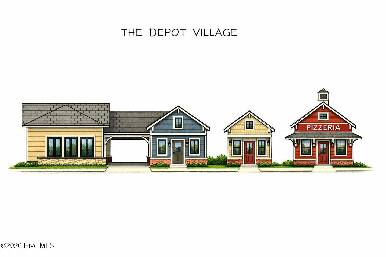 Depot Village Shops Rendering