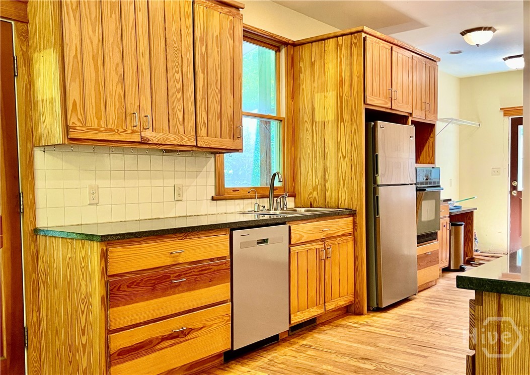 kitchen to laundry area on main