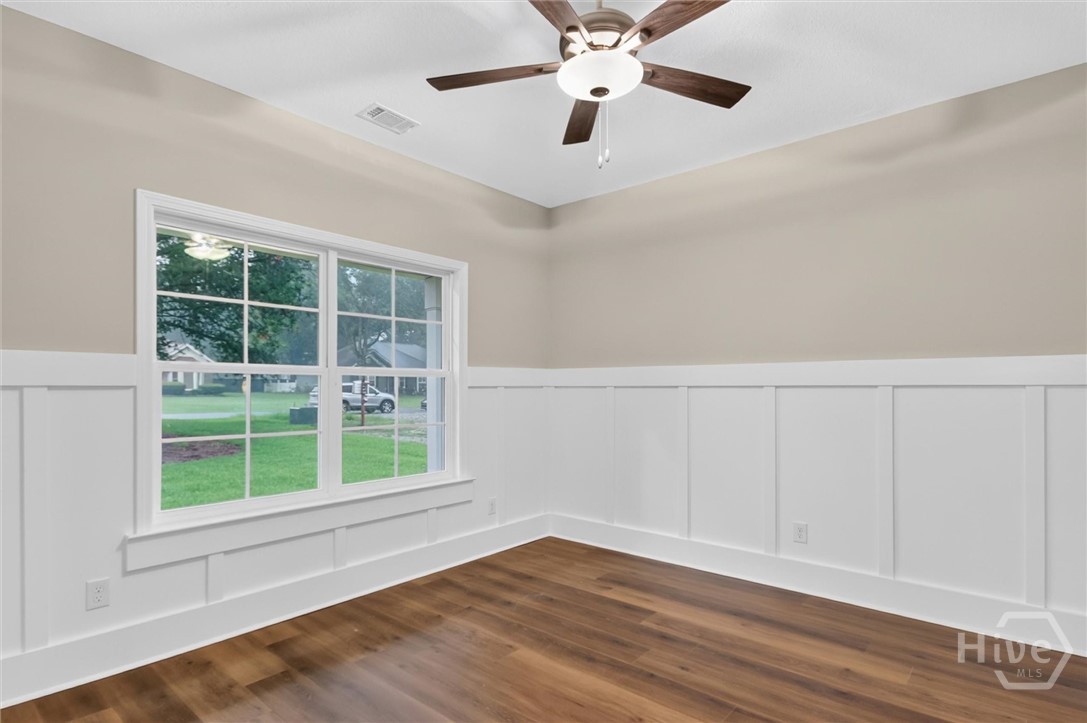 Frech door entry to home office