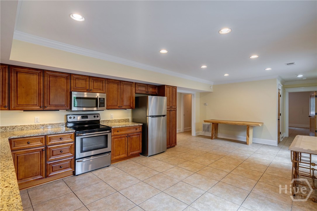 terrace level kitchen