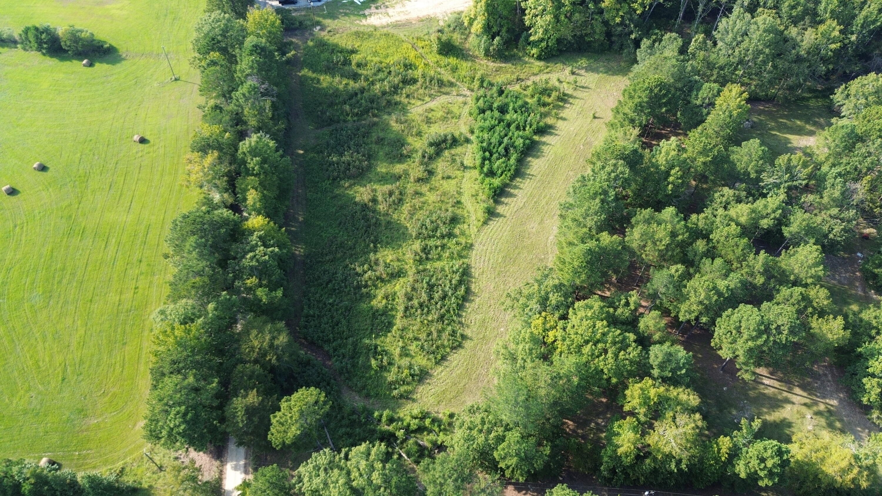 From front right corner of lot