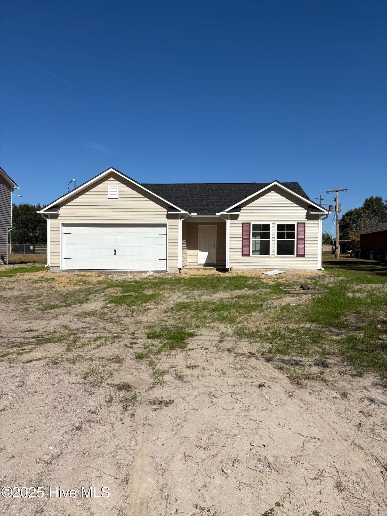 NEW CONSTRUCTION in Robersonville! Conveniently located just 19 minutes to bypass in Greenville, just 26 minutes ECU Health Medical Center, and just under 2 hours to OBX! The Hickory Plan is a single story 2 car garage home with 3 bedrooms and 2 full bathrooms. The Owners Suite features an On-Suite bathroom with a walk-in shower with glass door and a large Walk in Closet. This luxurious plan features LVT throughout the entire home. The kitchen will have granite countertops and the bathrooms will have quartz tops.