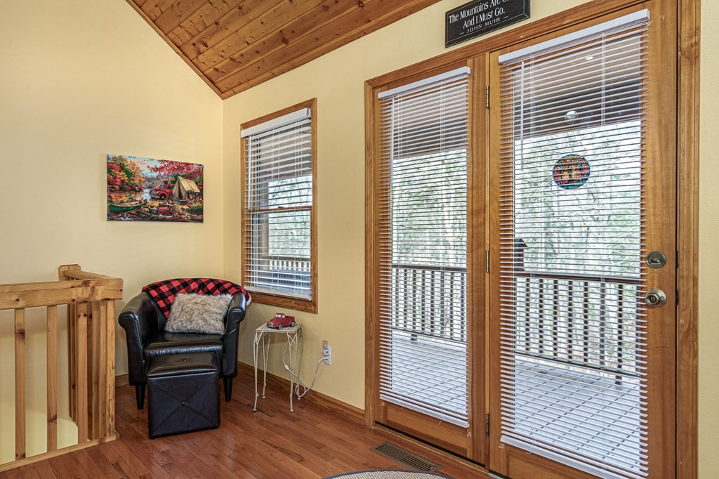 Access to wrap around covered porch