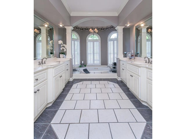 Lavish master bathroom