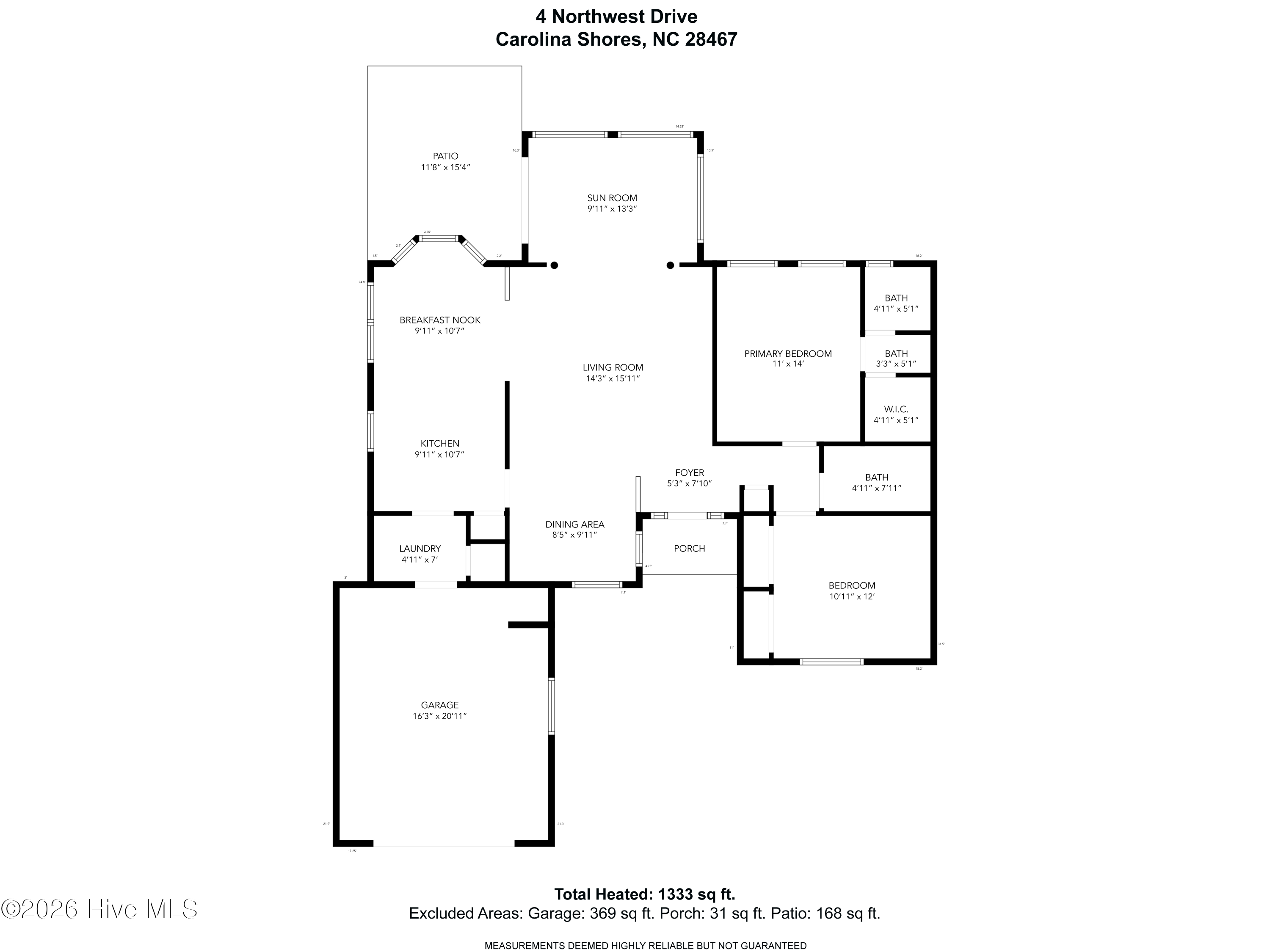 Exterior photo of 4 Northwest Drive, Carolina Shores, NC 28467. MLS: 100601302