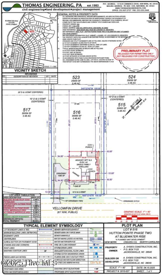 Preliminary Plot Plan