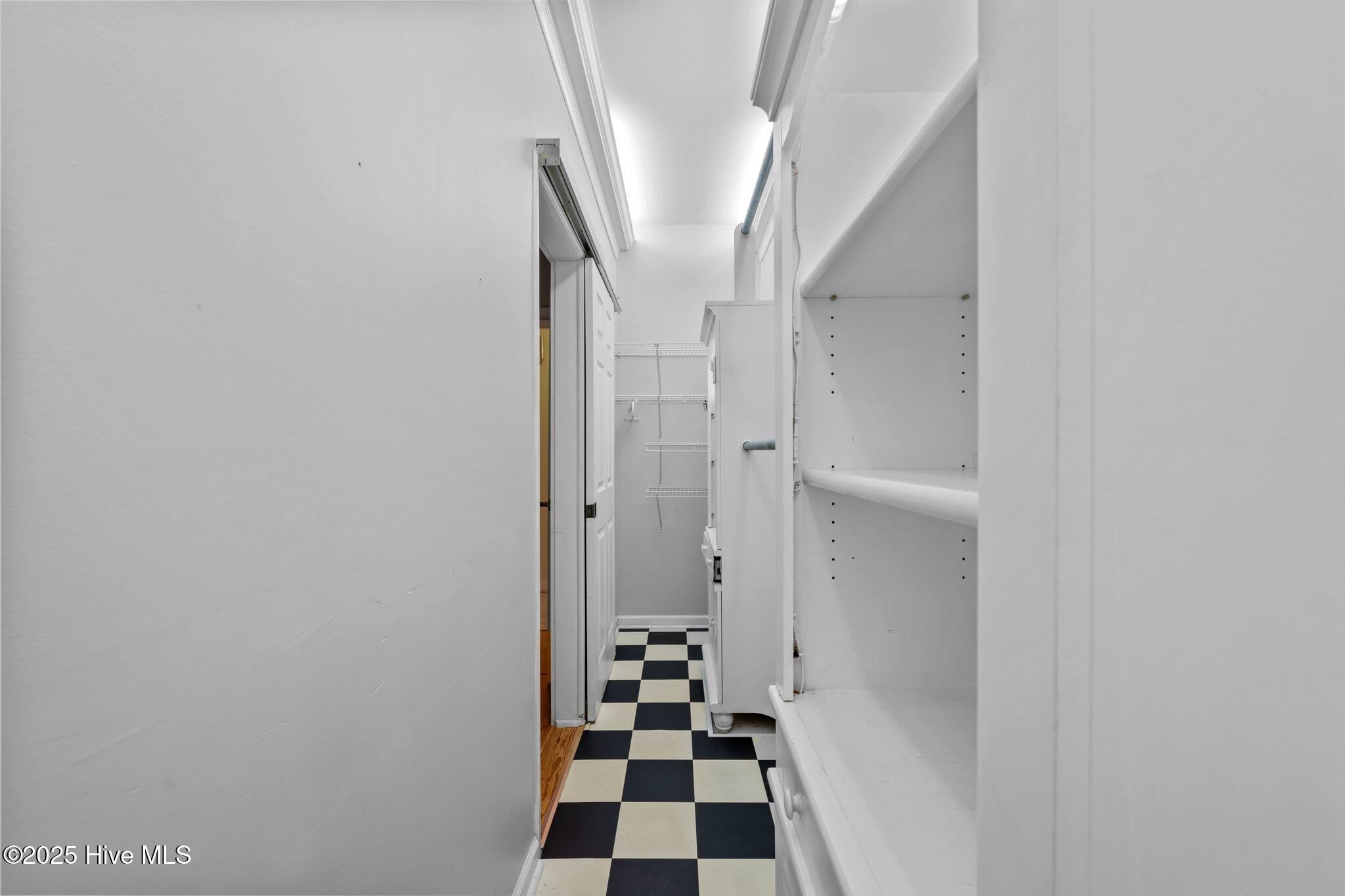 Downstairs bedroom closet