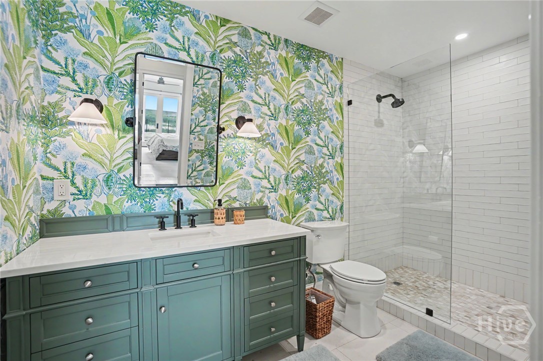 Newly added Full Bathroom located on First Floor