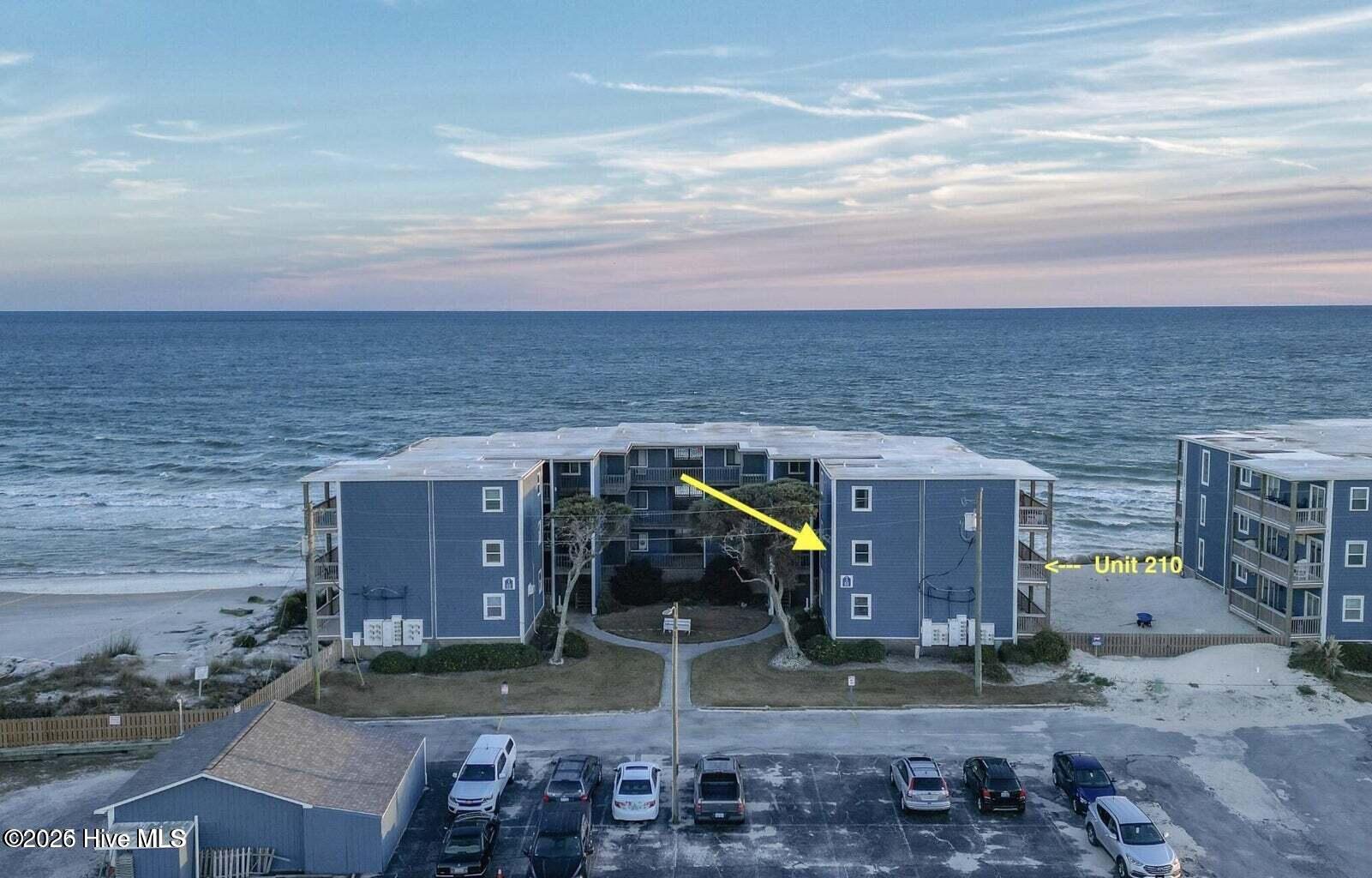 Exterior photo of 2264 New River Inlet Road 210, North Topsail Beach, NC 28460. MLS: 100597203
