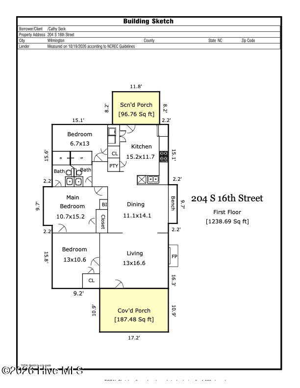Exterior photo of 204 S 16th Street, Wilmington, NC 28401. MLS: 100610444