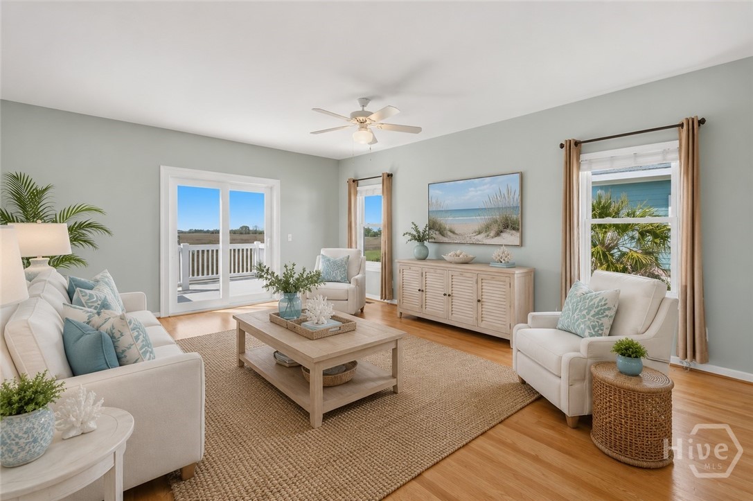 Virtually Staged Living Room