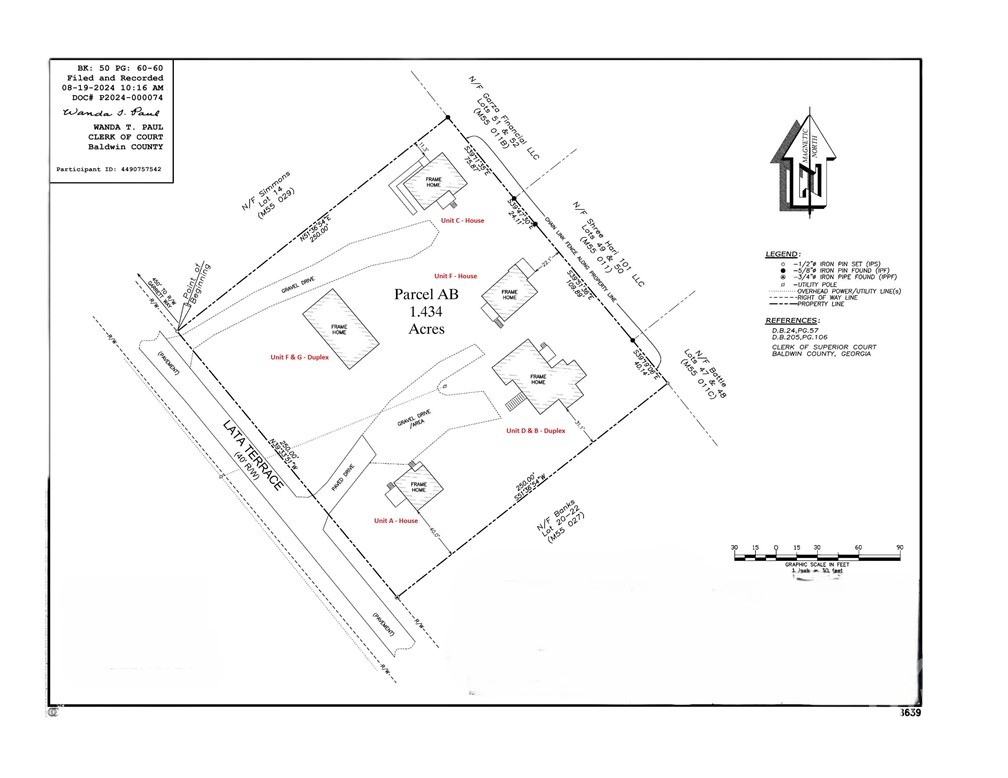 Three houses, two duplexes on one lot