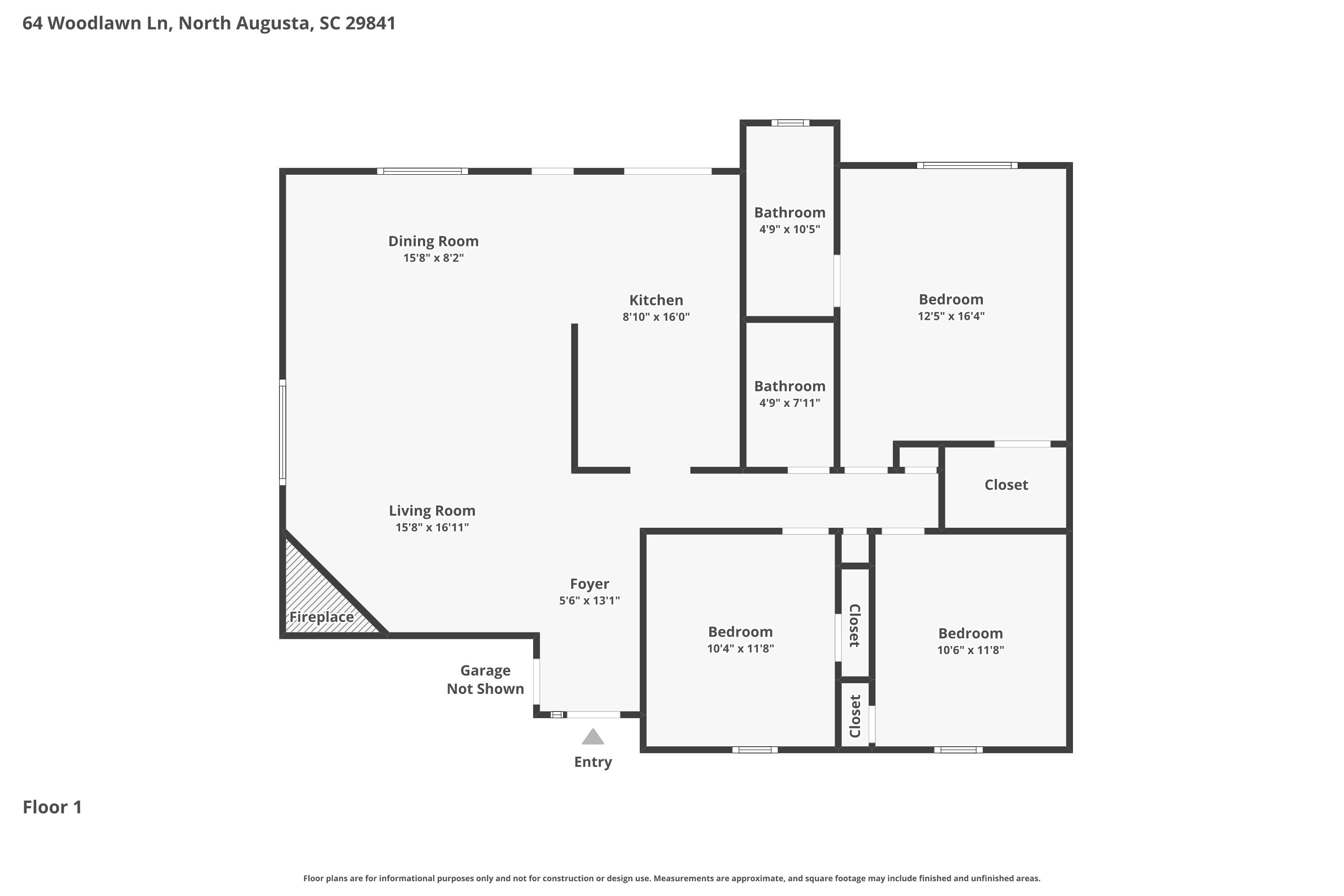 Homes For Sale - 64 Woodlawn Lane<br/> North Augusta, SC 29841