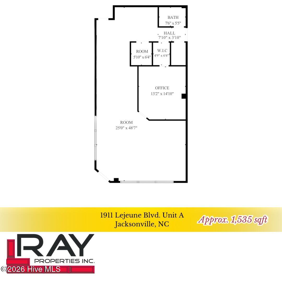 1911 A Lejeune Blvd floor plan