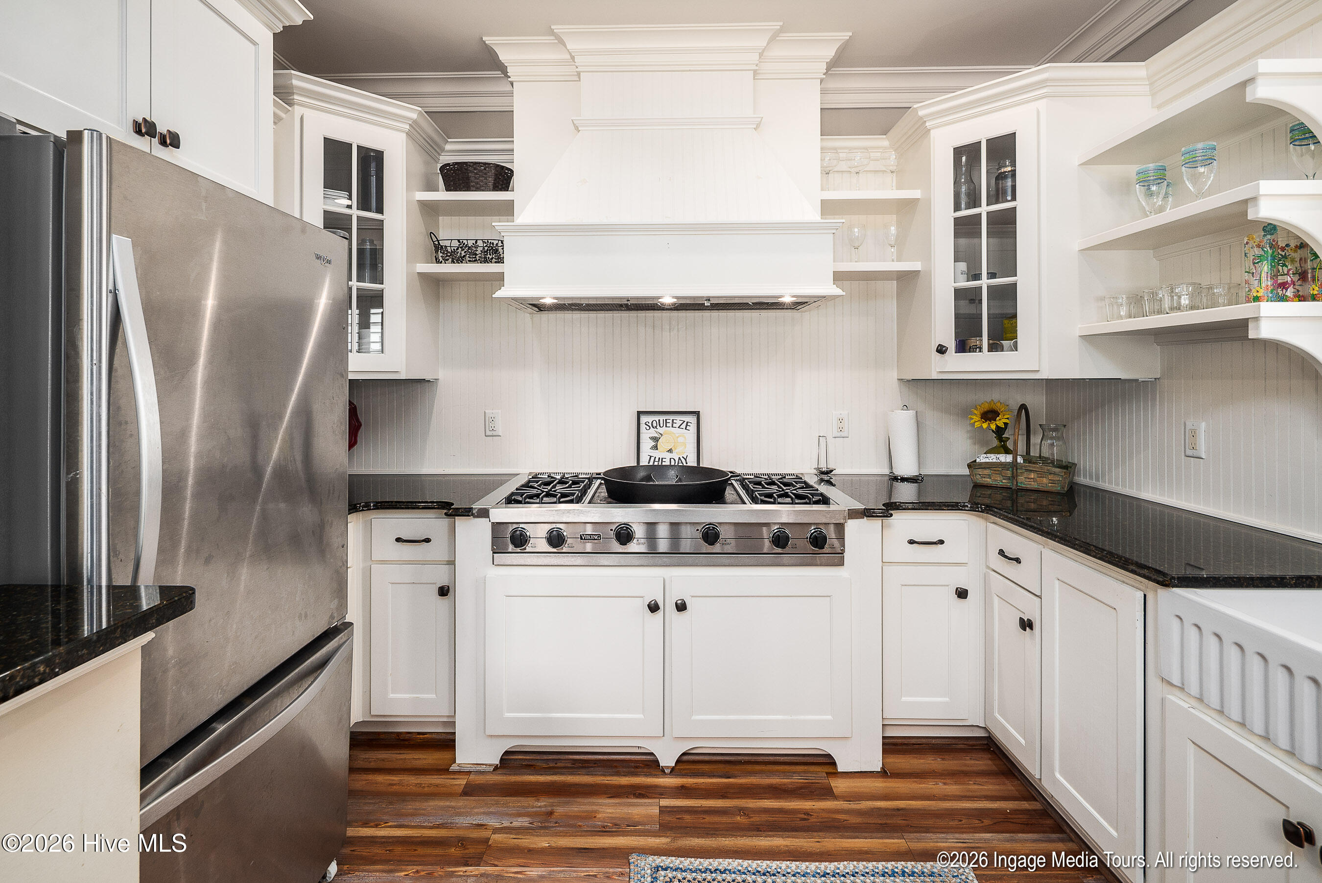 Guest house kitchen.