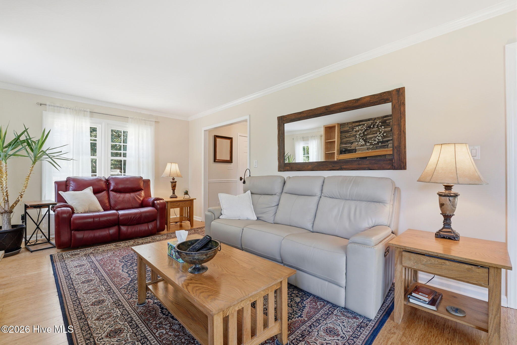 Living room with great space.