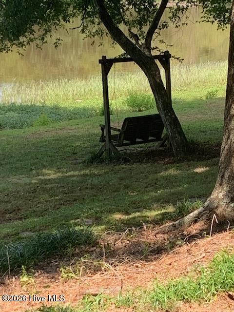 Swing looking over the water