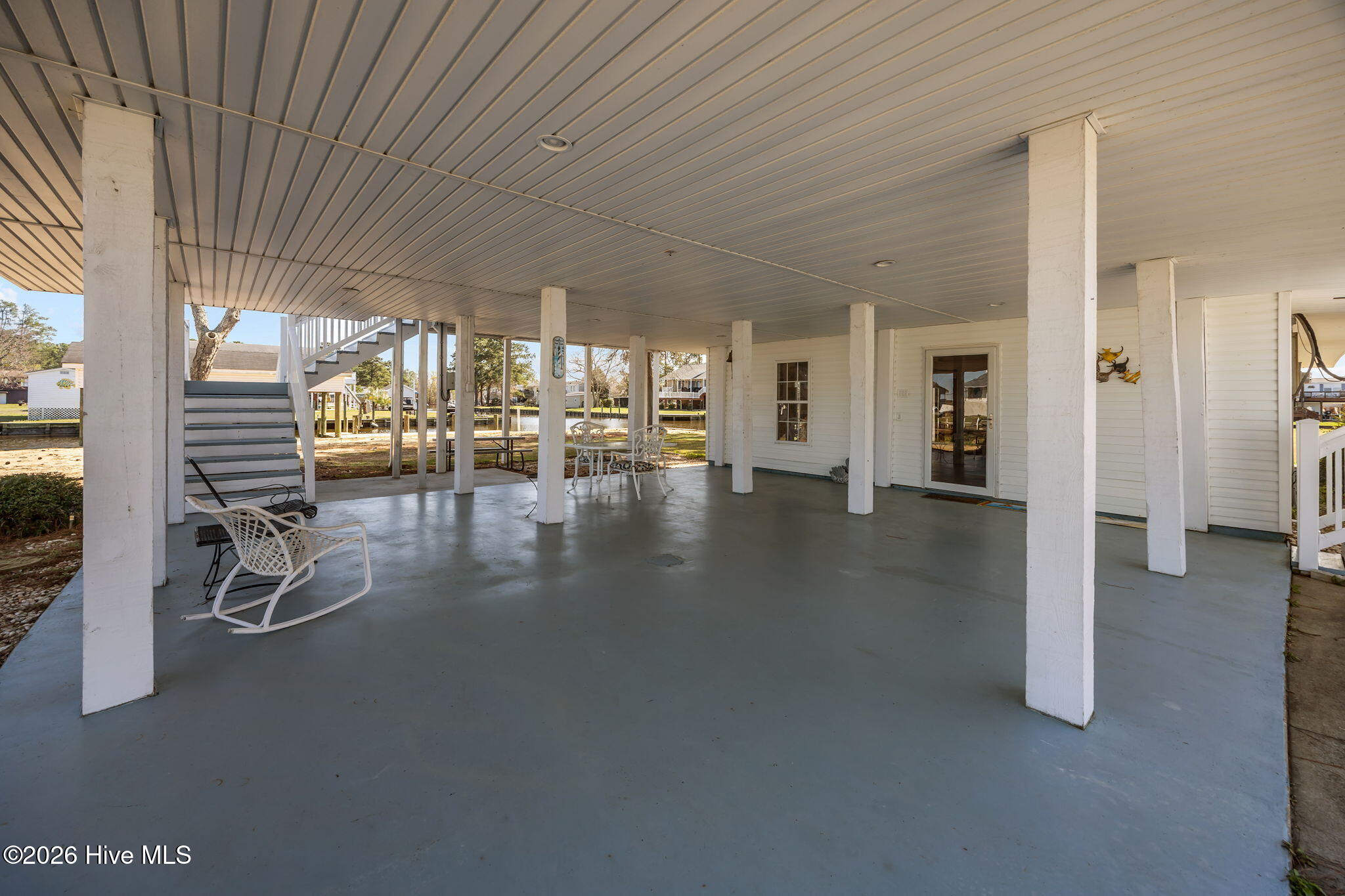 Carport Area Into The Flex Room