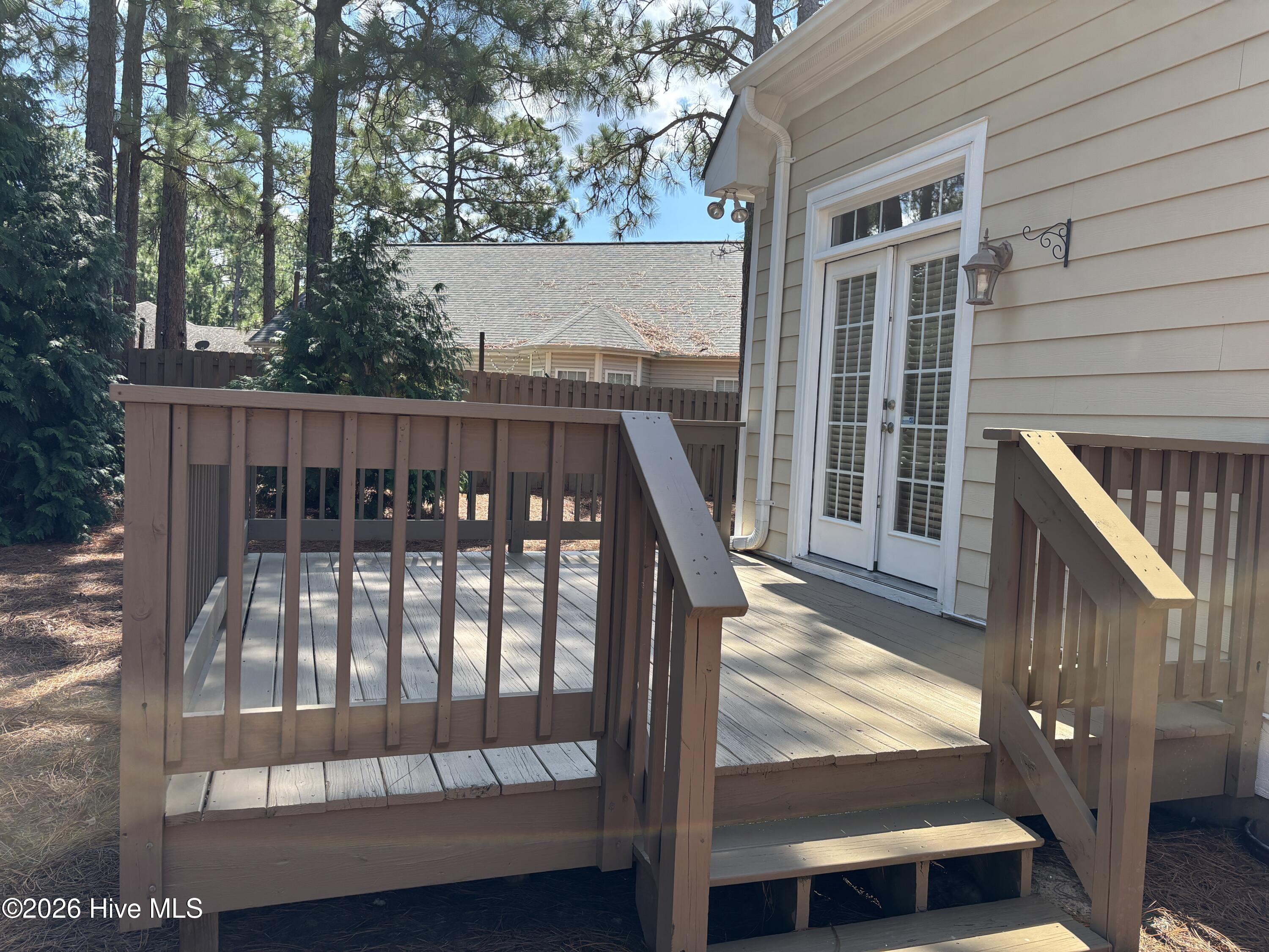 Back deck