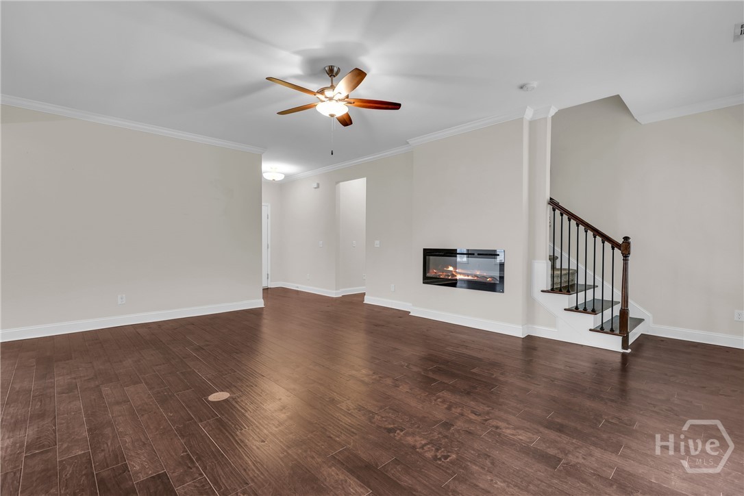 Electric fireplace perfect for chilly nights