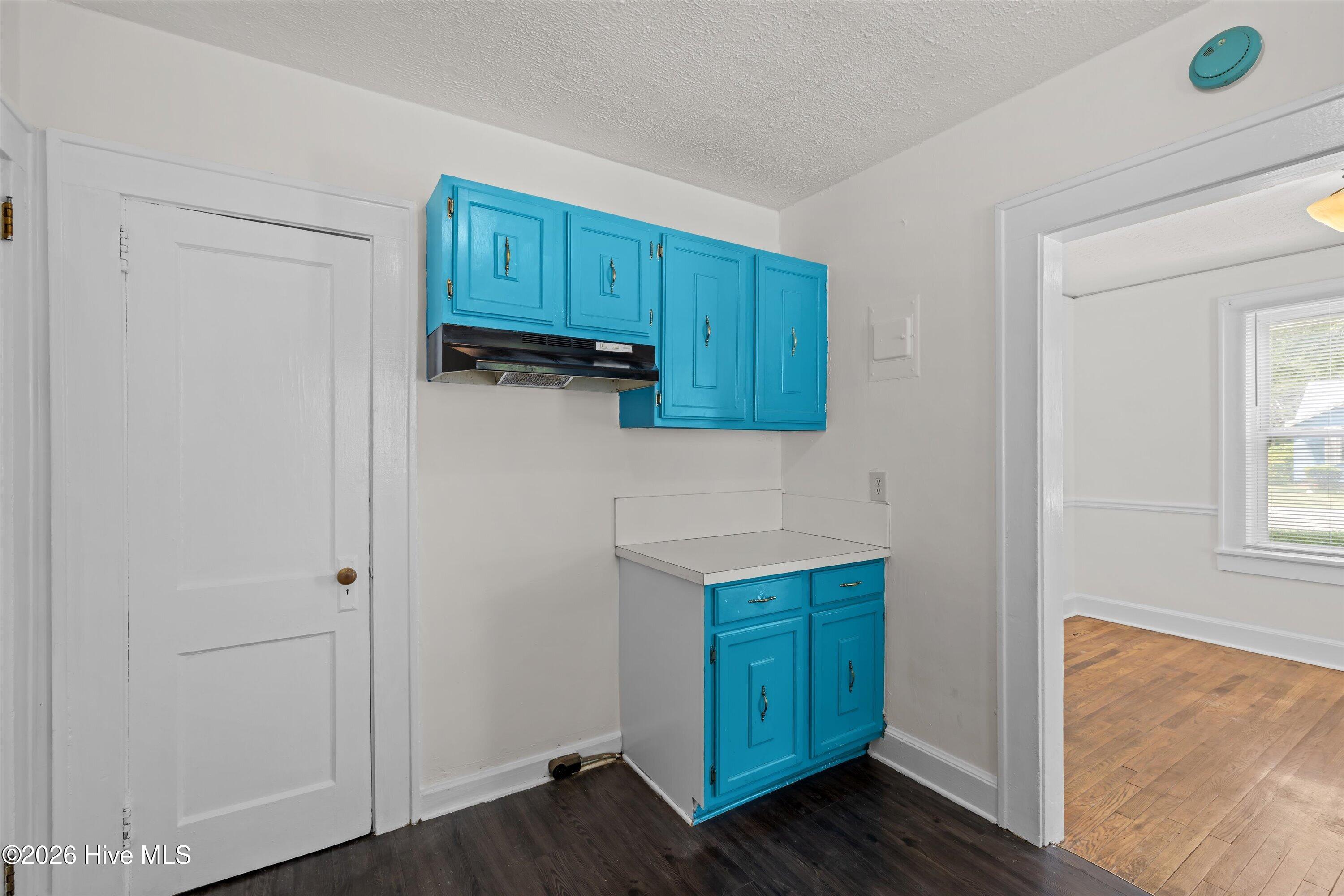 Kitchen with large pantry