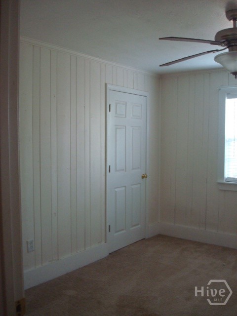 FIRST BEDROOM ON RIGHT - with ceiling fan