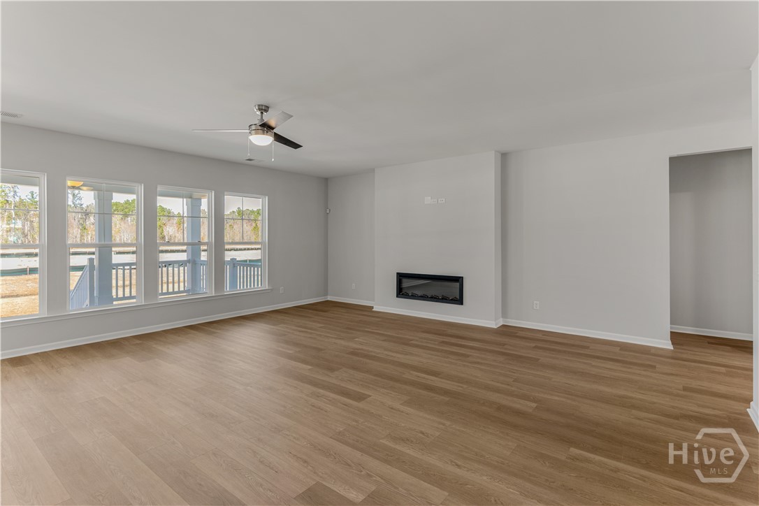 Large Family Room With Fireplace