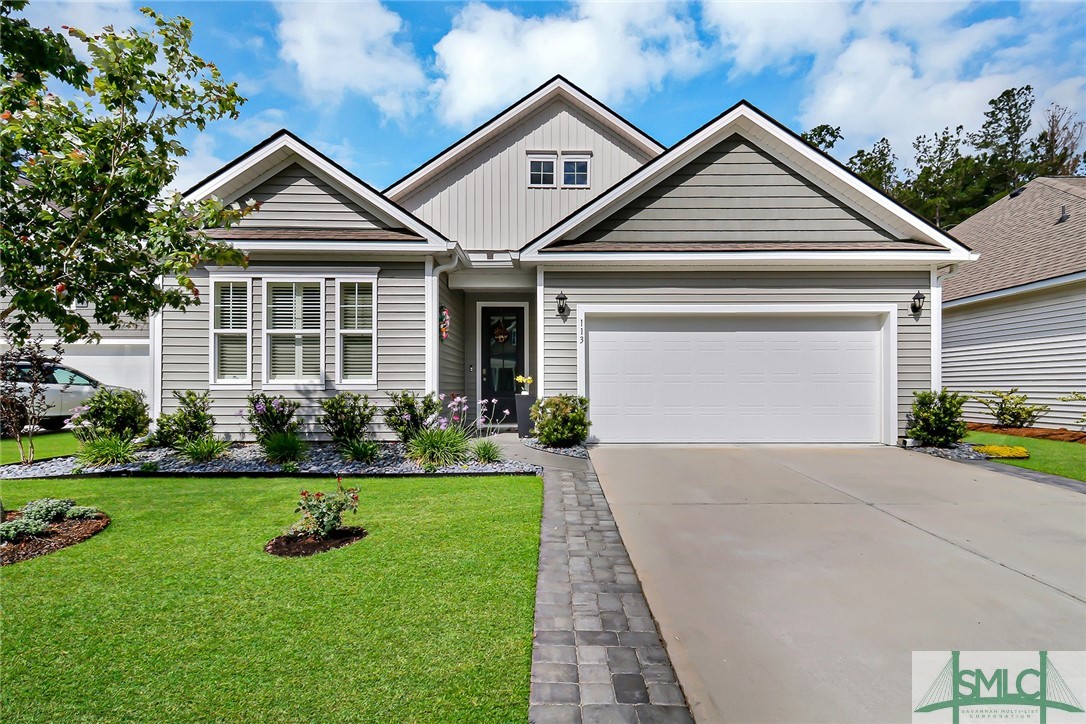 Enjoy a low maintenance lifestyle at the Reserve at Cypress Ridge with yard care, bi-monthly pest control, termite bond, and yearly home power washing included in the HOA fee. The owners have made numerous upgrades to the home, including accent stone and shiplap wall in the living room with a linear electric fireplace, whole home soft water system, epoxy garage floor, screened patio with epoxy floor extending to stone pavers. Additionally, the third bedroom/office has built-in cabinets and a Murphy bed.