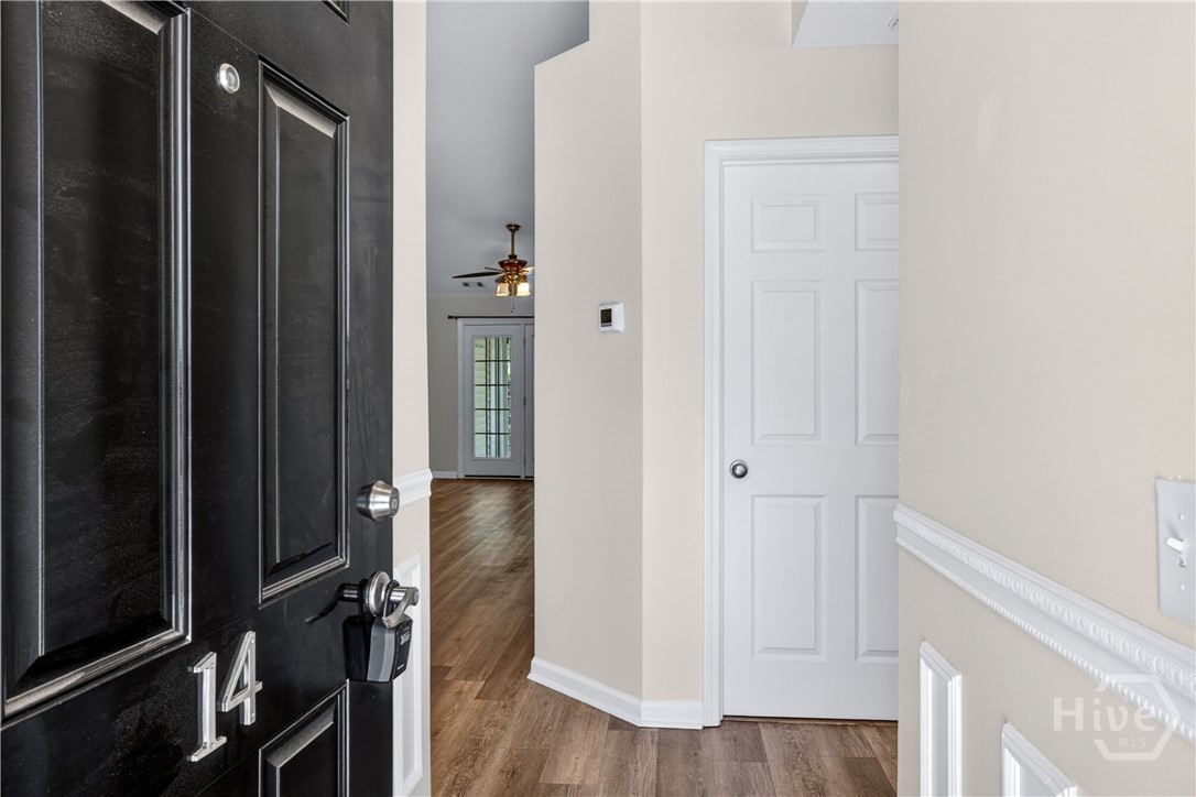 Walking in the front door