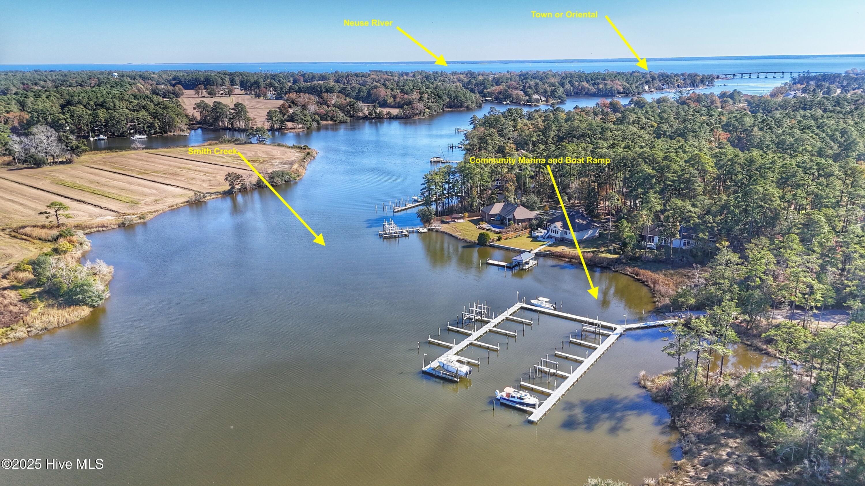 Aerial of Smith Creek Boat Ramp