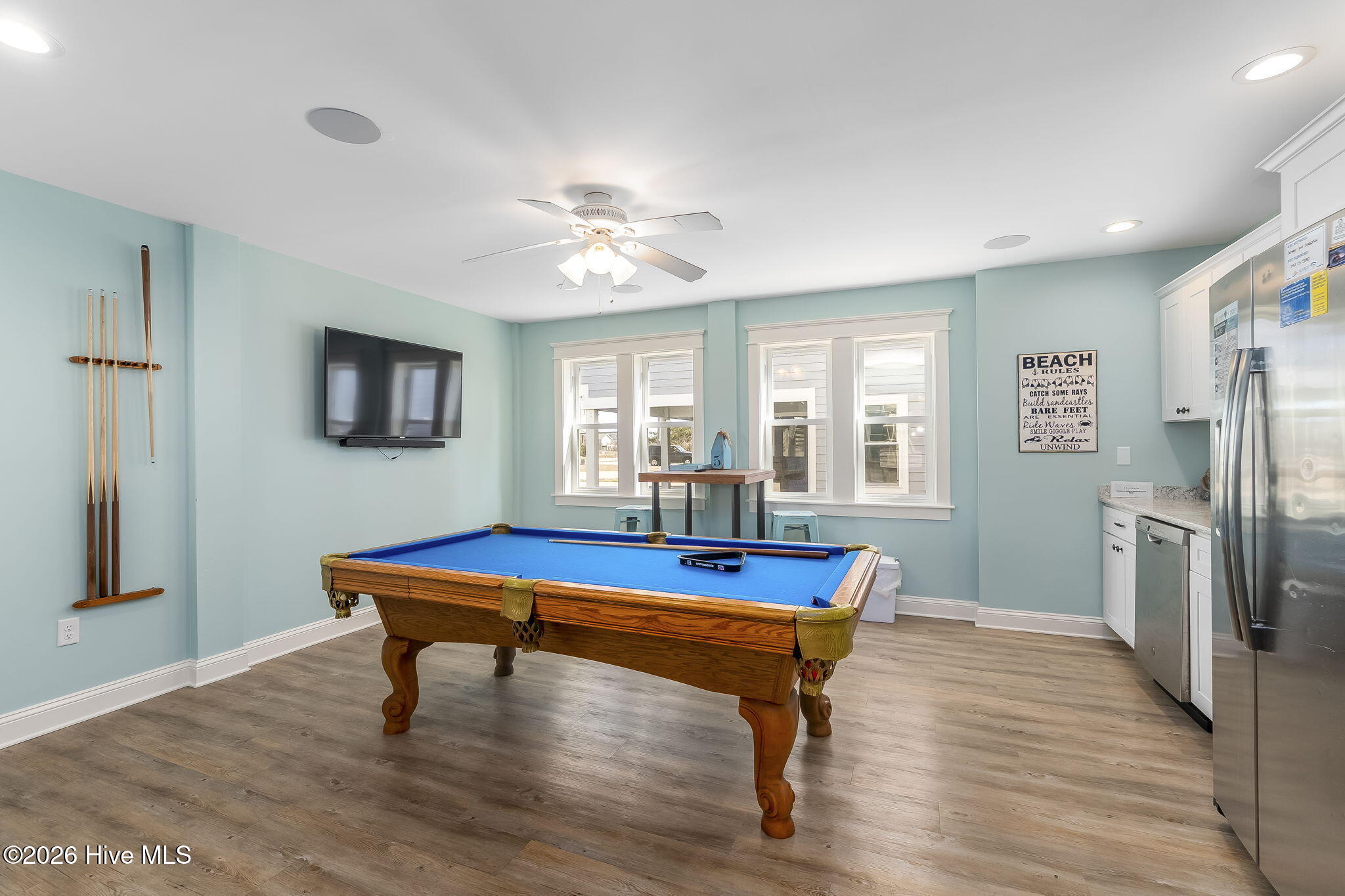 Ground floor playroom with small Butler area