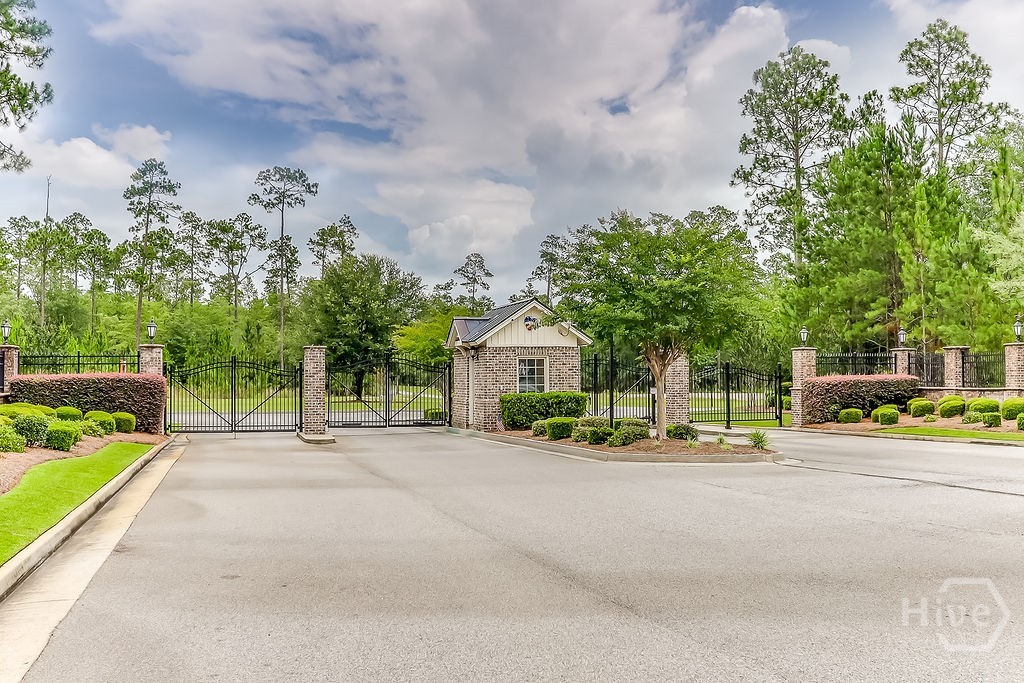 Community Entrance (gate now replaced by movable a