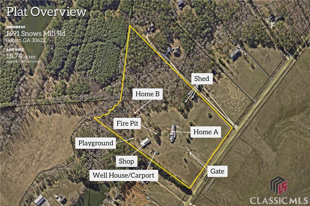 Property at 1691 Snows Mill Road