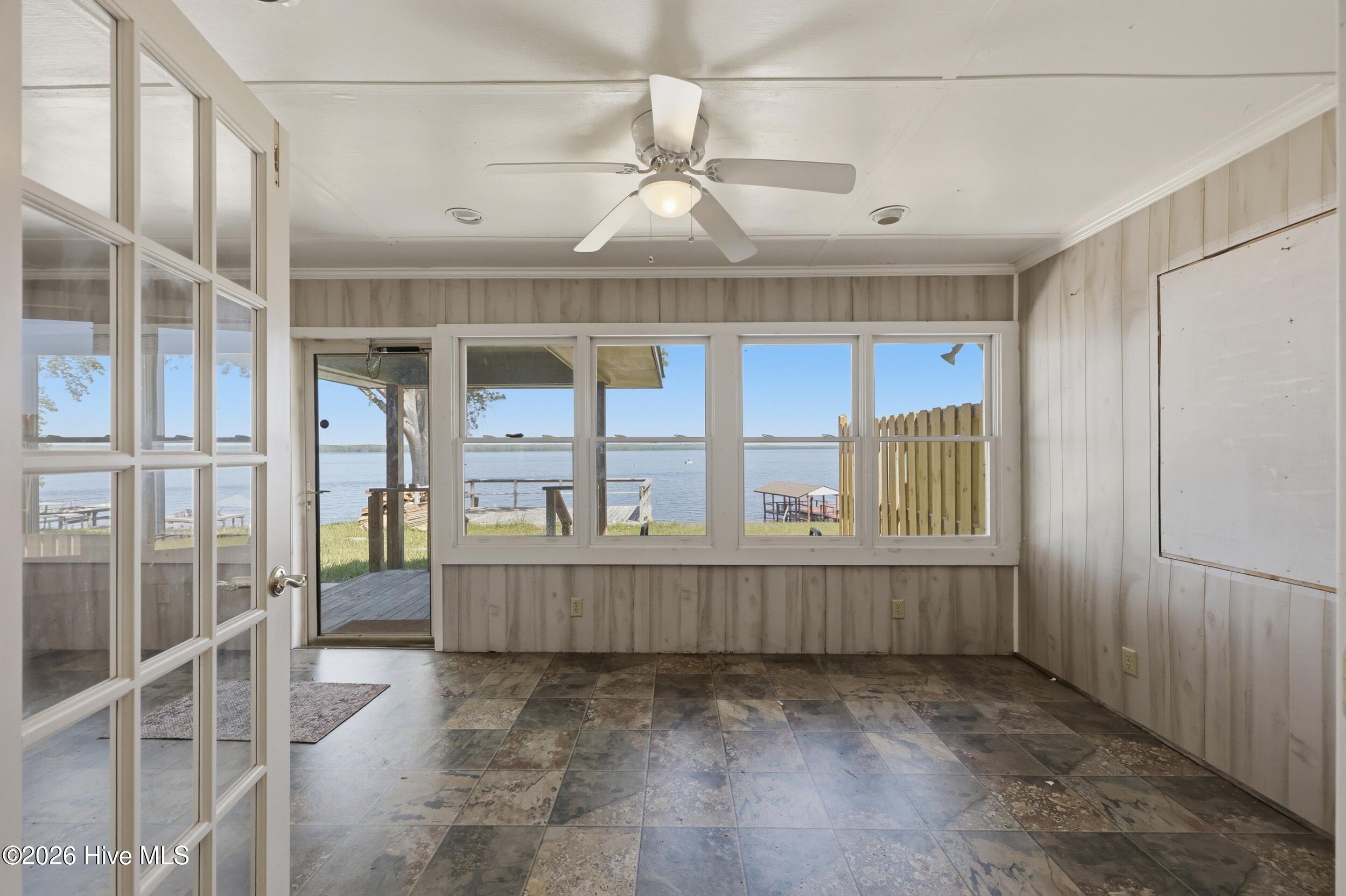 Located just off kitchen. Perfect for dining area