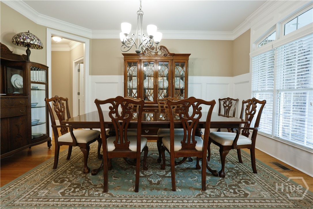 Dining room view
