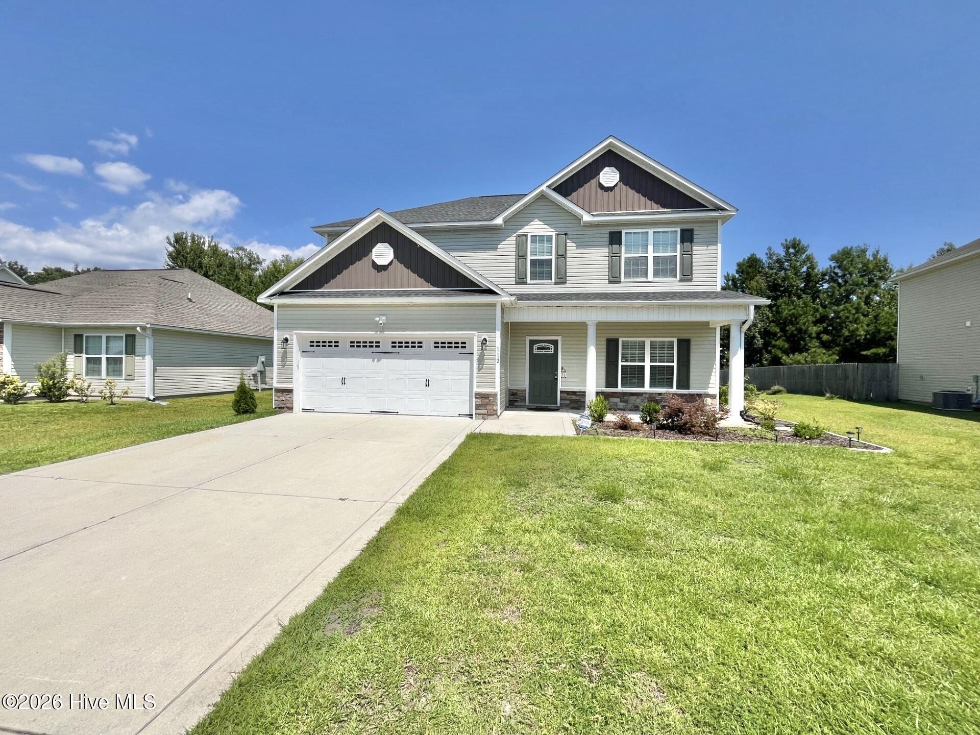 Exterior photo of 112 S Sea Street, Jacksonville, NC 28546. MLS: 100585768