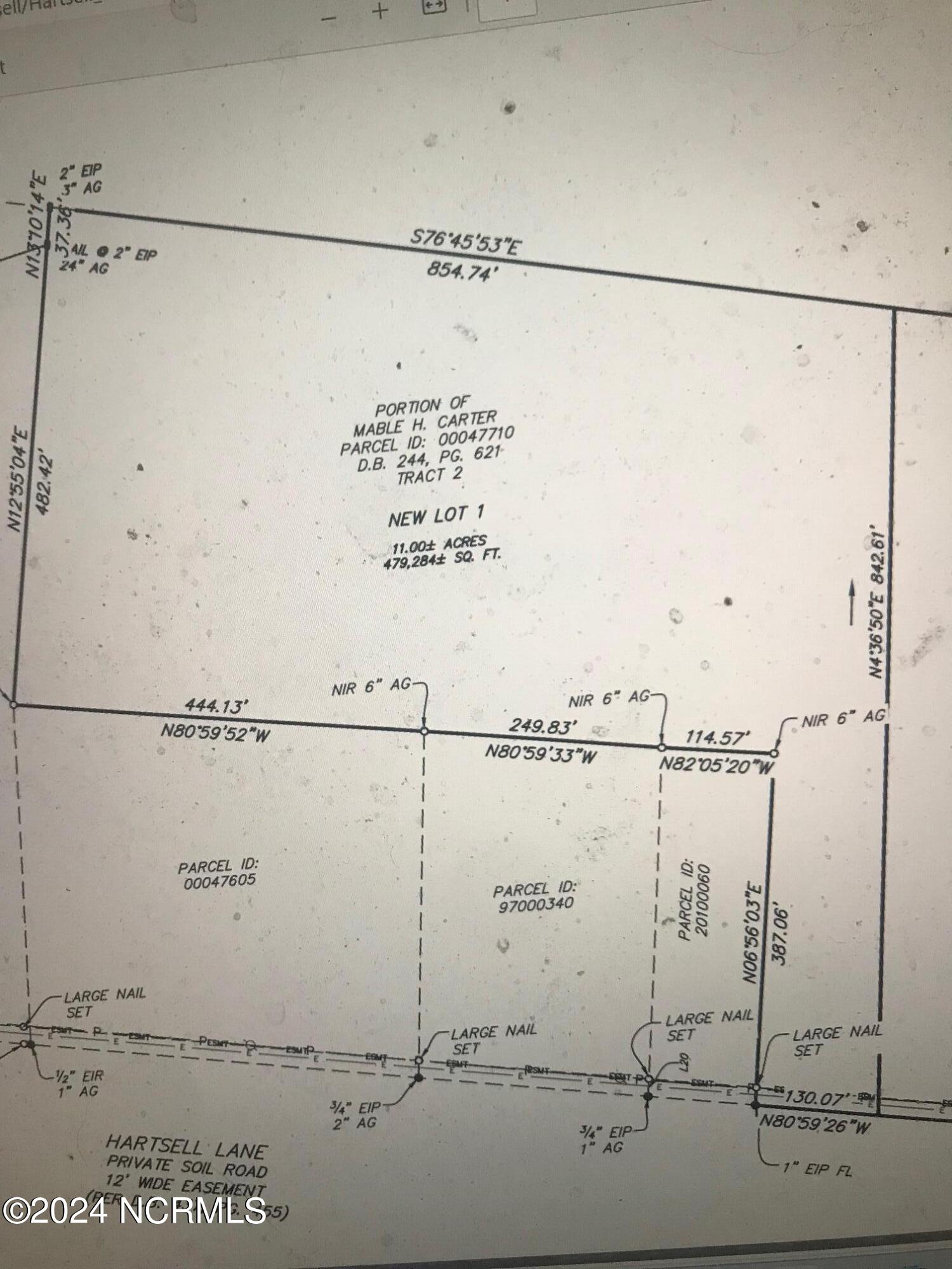 Lot 1 Hartsell Lane, Jackson Springs, NC, 27281