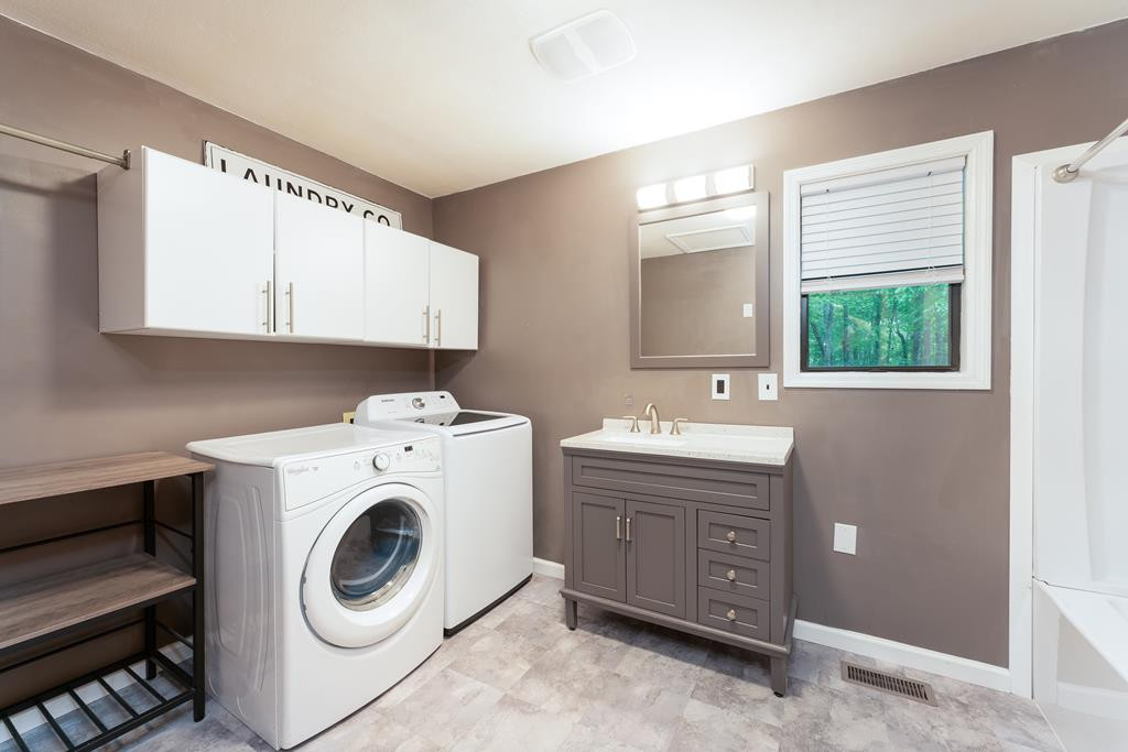 Laundry/Second Bathroom